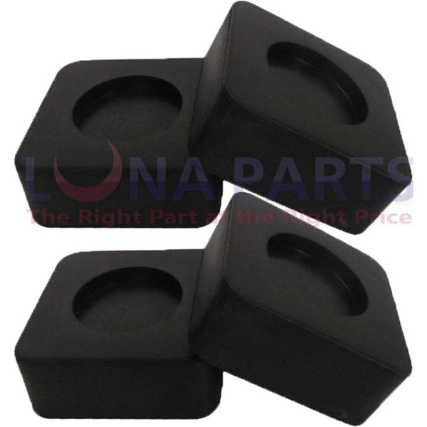 4 Anti Vibration Pads Air Compressor Isolation 3" Heavy Duty Rubber USA