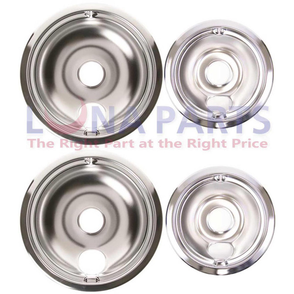 (2) 8" WB32X106, (2) 6" WB32X107 Steel Drip Bowl Pan