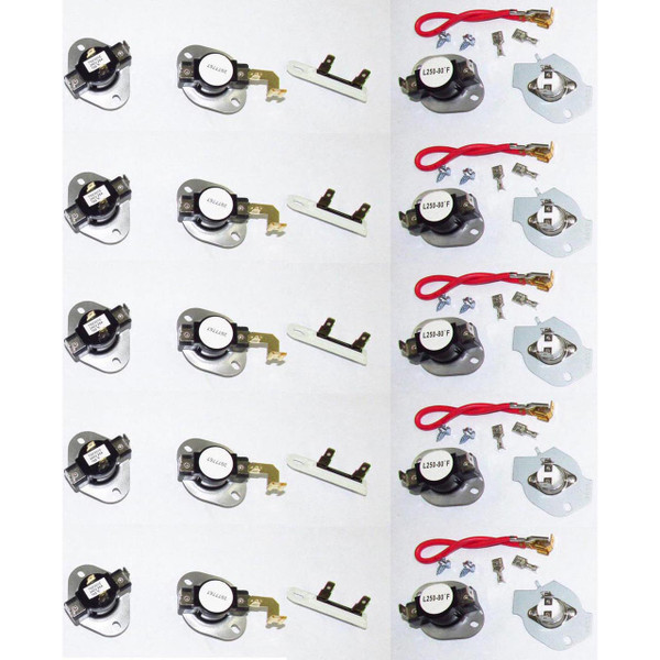 279816 3387134 3977767 3392519 DRYER THERMAL THERMOSTAT FUSE KITS