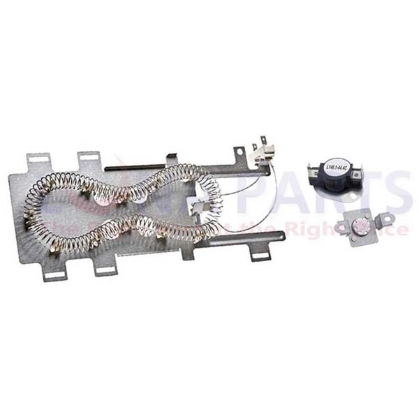 WP8544771 and 279973 Whirlpool Kenmore Dryer Element and Thermostat Kit