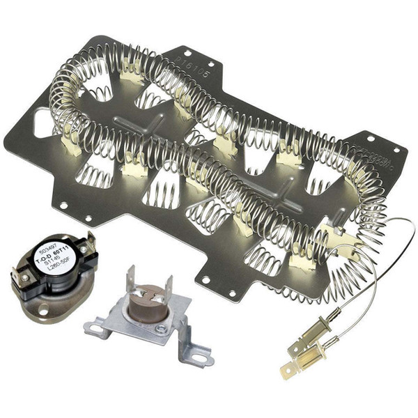 Dryer Heating Element w/ Thermostat Fuse Heater Repair Part Samsung DC47-00019A