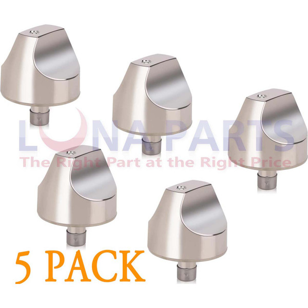 5pc WB03X32194 WB03T10329 Cooktop Burner Dial Knob for GE Cafe Series Gas Range