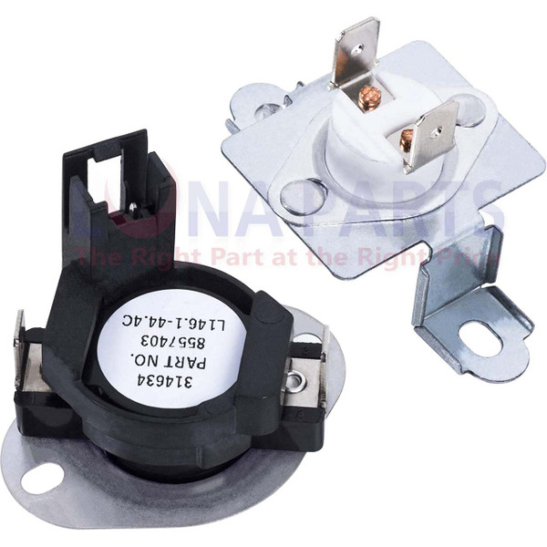 Dryer Thermal Fuse for Whirlpool 279973 and 280148 WP8318314 AP3094323 PS334387