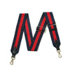 Canvas stripe Bag Strap -Navy/Red