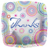 Foil Square Thanks Silver Balloon | Anagram