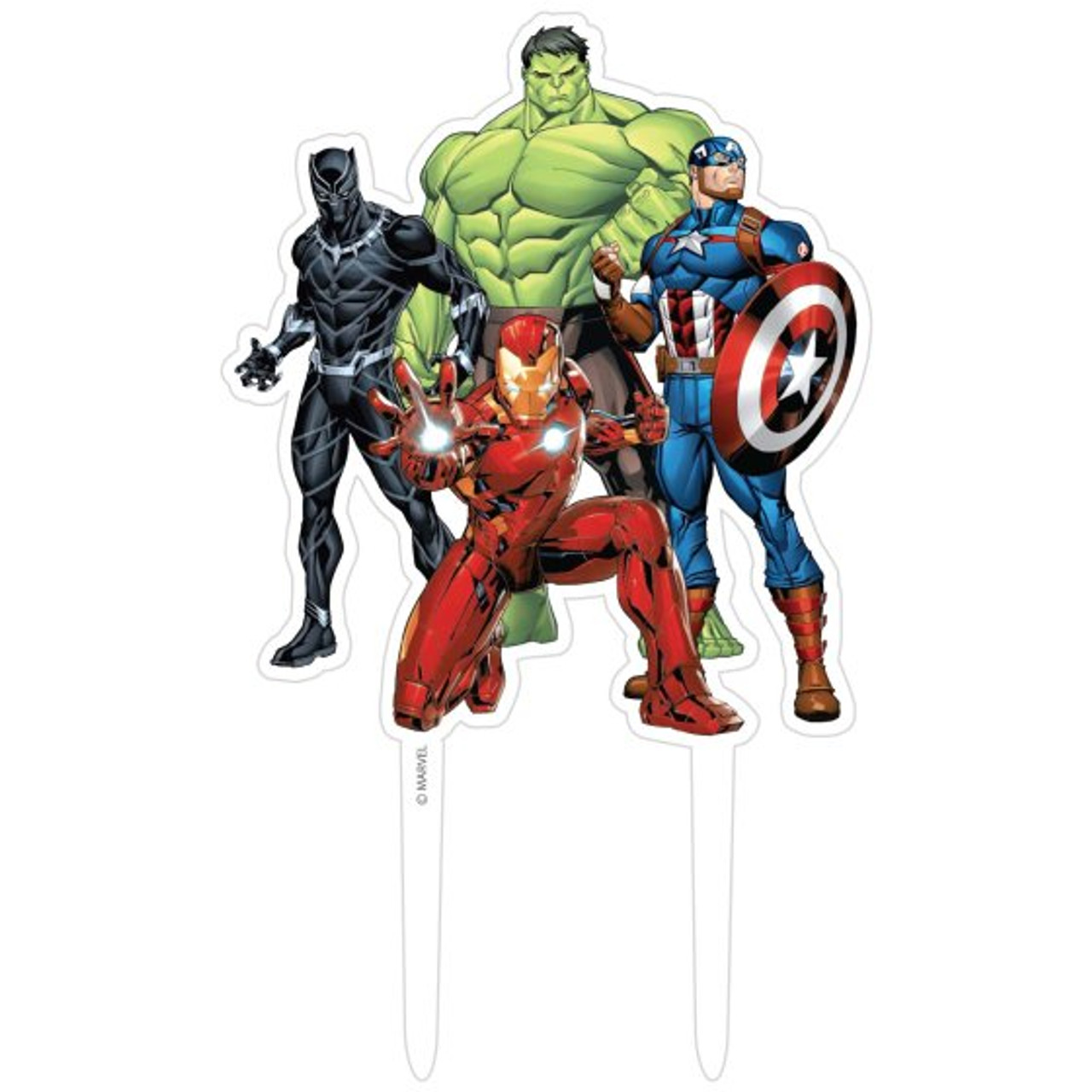 Marvel Avengers Captain America Sheild Logo Edible Cake Topper Image A – A  Birthday Place