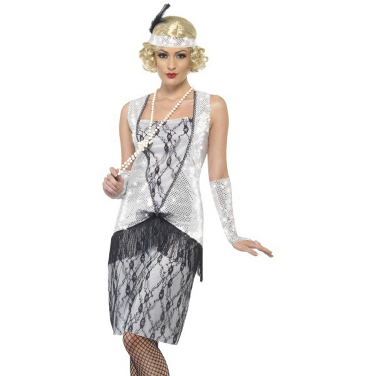 Black Flapper Great Gatsby1920s Dress By Karnival