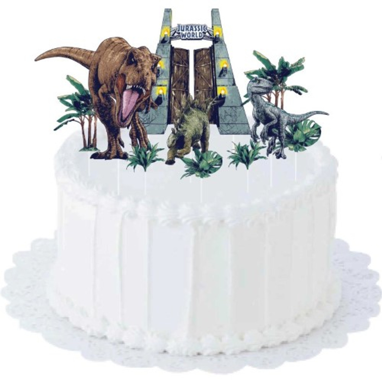 Cute Triceratops Dinosaur Hatching Baby Shower Cake Topper - Kinda Cute by  Patricia Alvarez