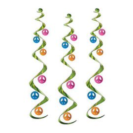 60's Peace Sign Whirls | Beistle