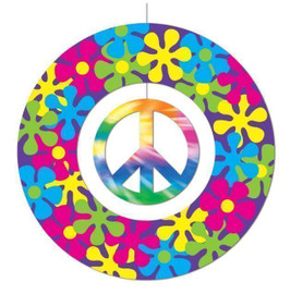 60's Peace Sign Hanging Mobile Cutout | Beistle