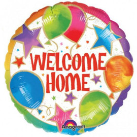 Foil Round Welcome Home Stars and Balloons Balloon | Anagram