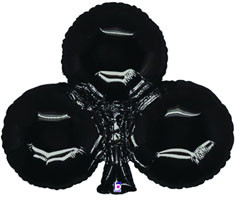 Foil SuperShape Casino Black Club Balloon | Betallic