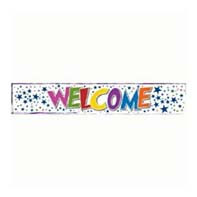 Giant 'Welcome' Banner