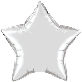 Foil Star Shimmering Silver Balloon | Anagram