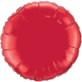 Foil Circle Apple Red Balloon | Anagram