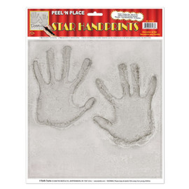 Hollywood Peel n' Place Star Handprints | Beistle Creation
