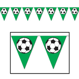 Soccer Ball Pennant Banner | Beistle