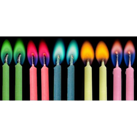 Colourflame Birthday Mixed Colours Candles | Alpen
