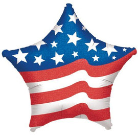 Foil Star American Flag Balloon | Anagram