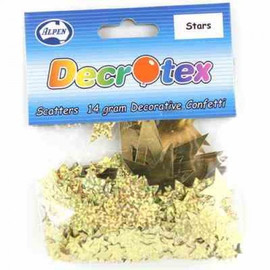 Holographic Gold Stars Confetti Scatters | Alpen