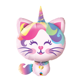 Foil Supershape Caticorn Balloons | Qualatex