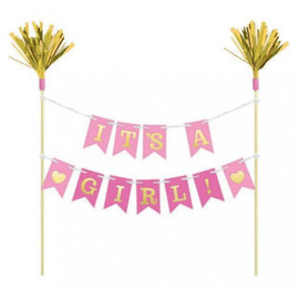 It's A Girl Cake Topper Picks | Amscan