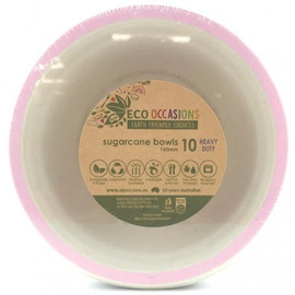 Eco Occasions Sugarcane Bowls Light Pink  | Alpen