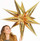 Starburst Foil Star Balloon Gold | Anagram