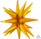Starburst Foil Star Balloon Gold | Anagram