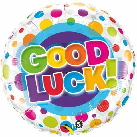 Foil Round Good Luck Spot Balloon | Qualatex