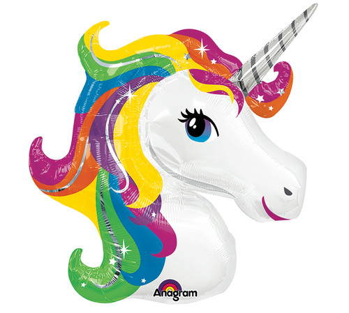 Foil Supershape Rainbow Unicorn Balloon | Anagram Foil Supershape Rainbow Unicorn Balloon | Anagram