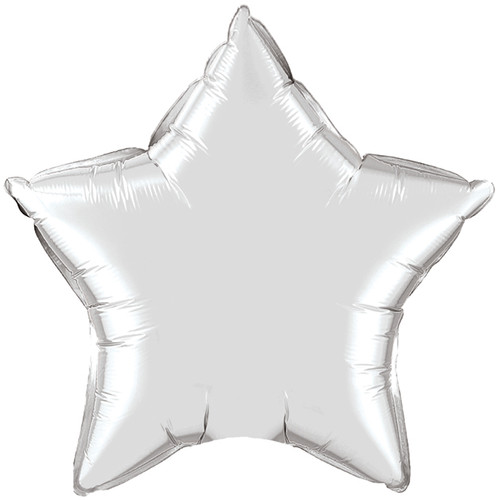Foil Star Shimmering Silver Balloon | Anagram