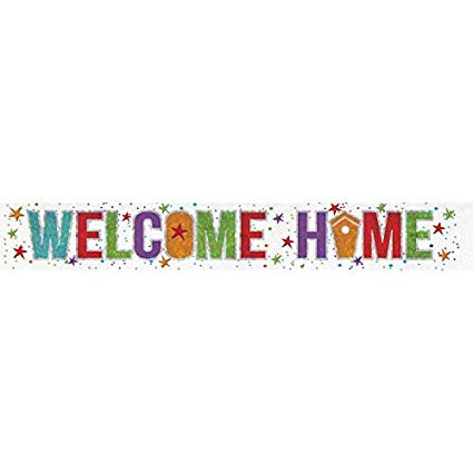 Welcome Home Foil Banner | Amscan