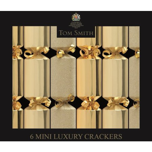 Christmas Gold Mini Luxury Crackers | Tom Smith Christmas Gold Mini Luxury Crackers | Tom Smith