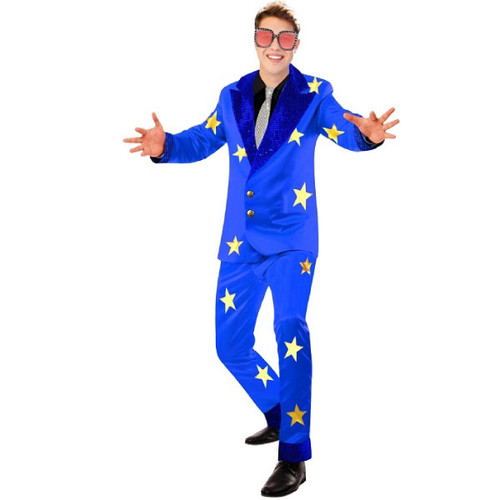 Rocketman Singer Elton John Adult Costume | Partilicious Rocketman Singer Elton John Adult Costume | Partilicious