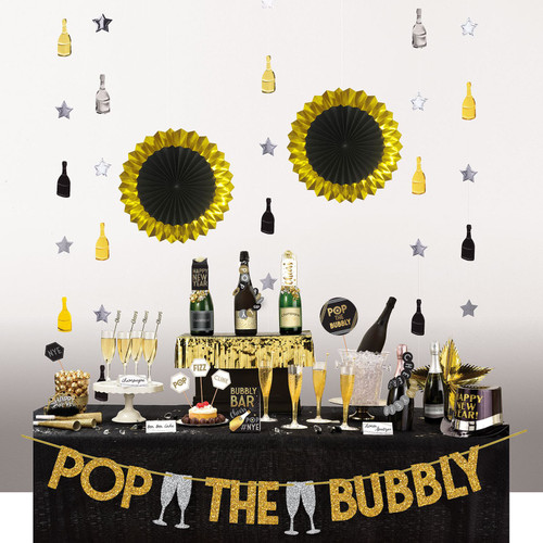 Happy New Year Deluxe Bubbly Bar Decorating Kit Happy New Year Deluxe Bubbly Bar Decorating Kit