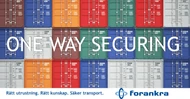 Container load securing reduce cargo shift and transport damage