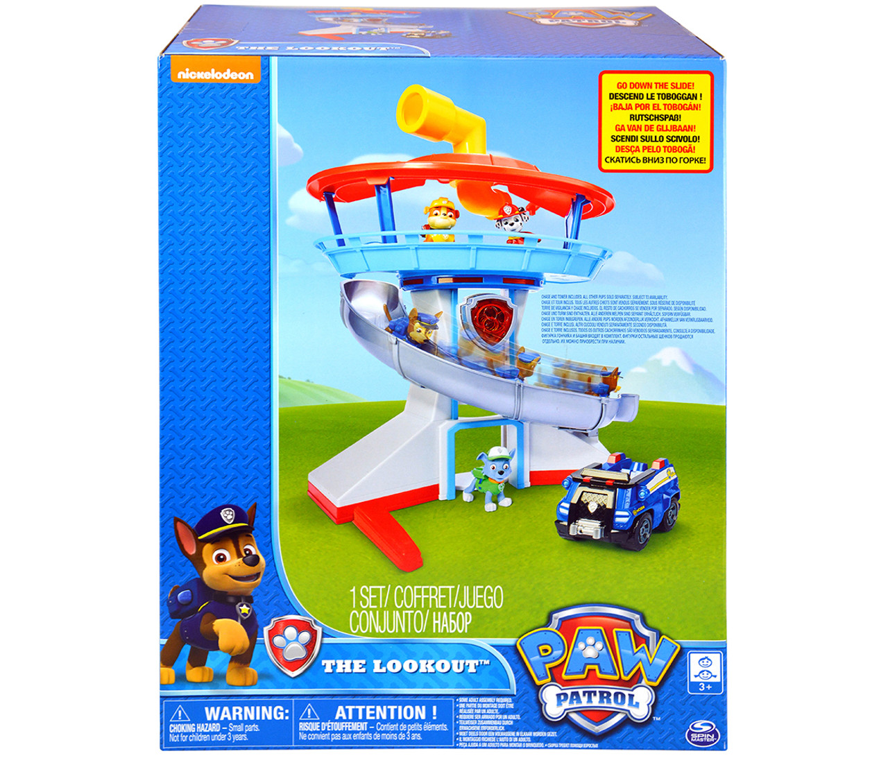 paw patrol hq lookout playset