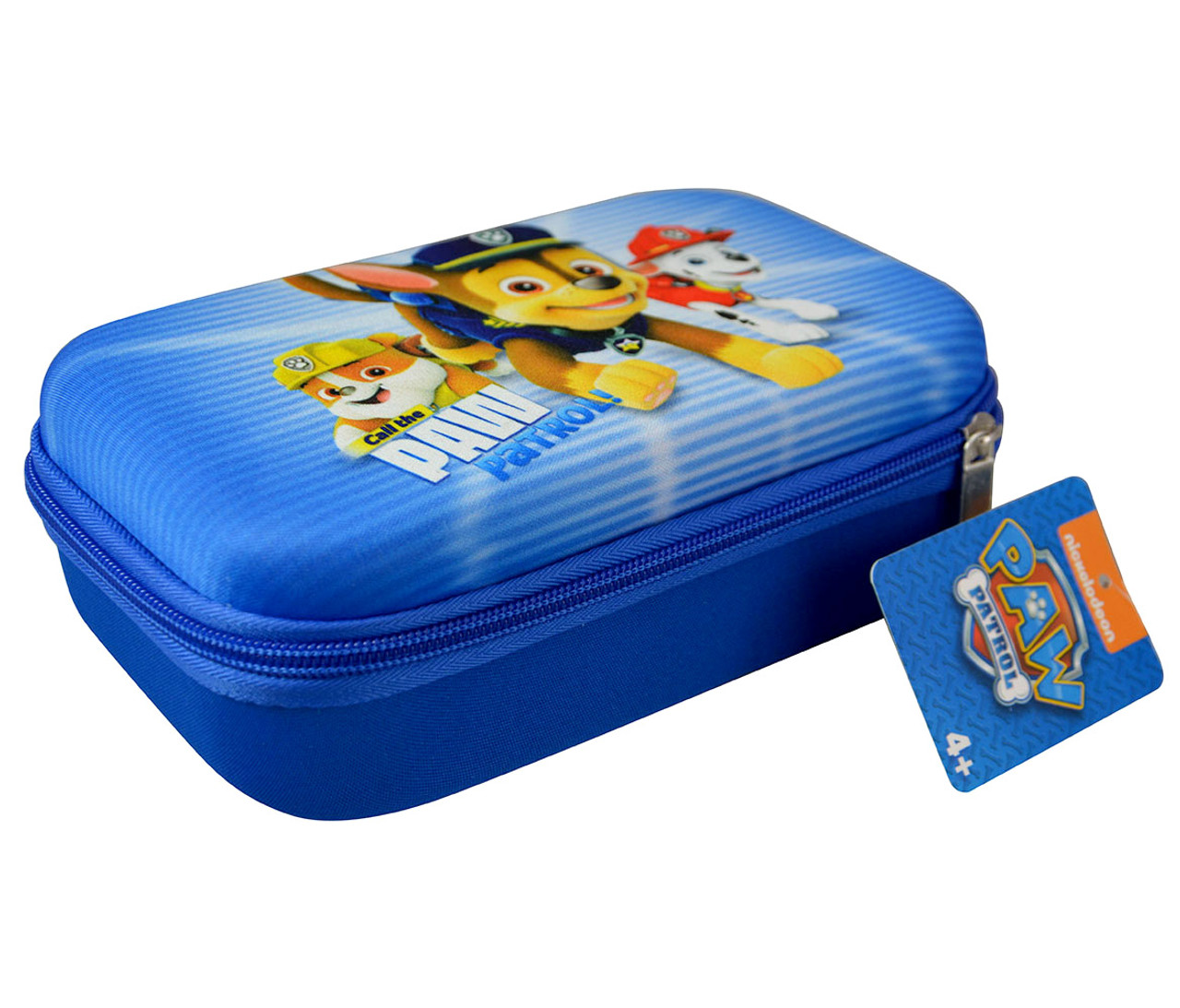 Nick Jr Paw Patrol Blue Call The Paw Patrol Hard Shell Pencil Case Novelty  Character Stationery Accessories