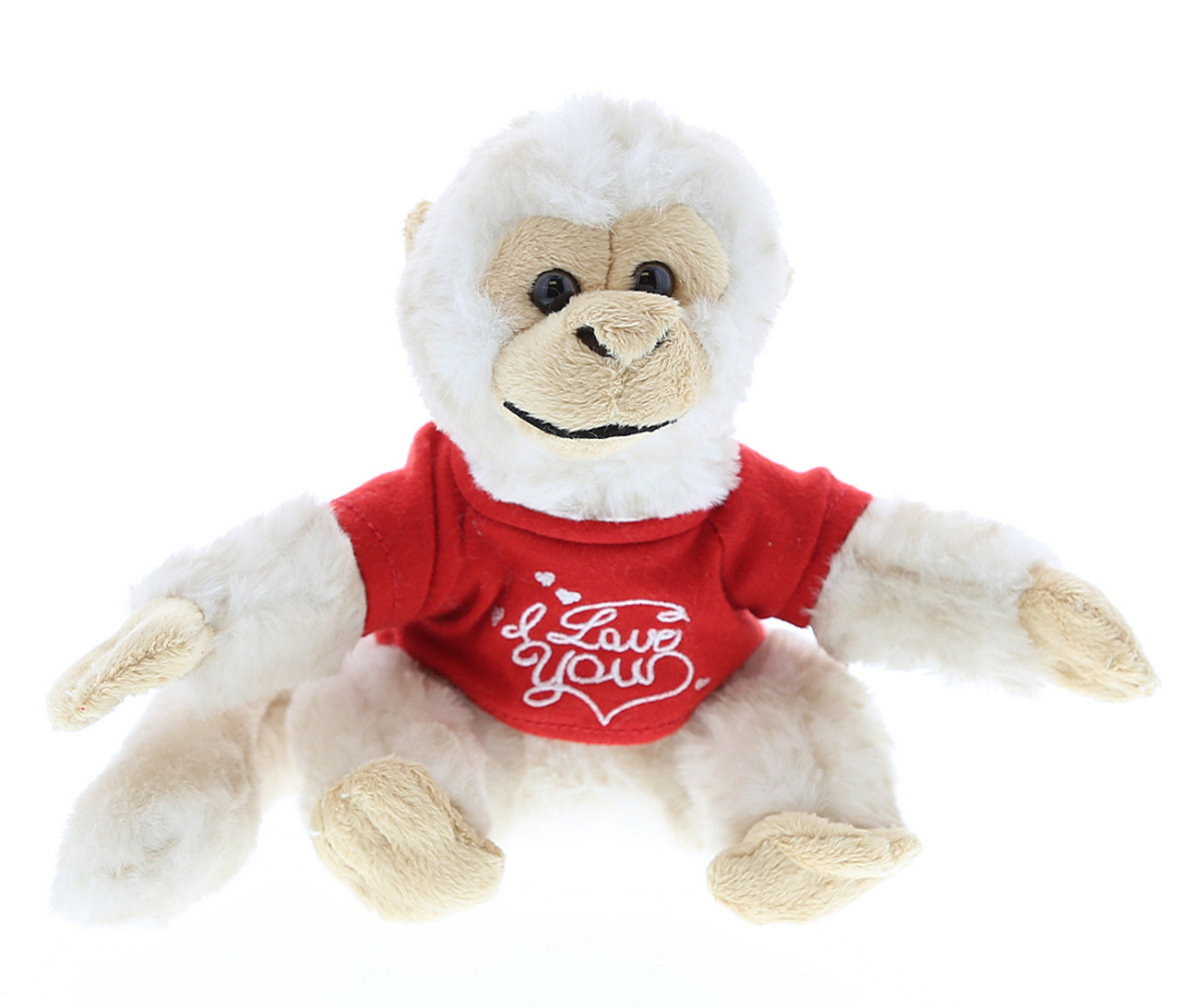 red stuffed monkey