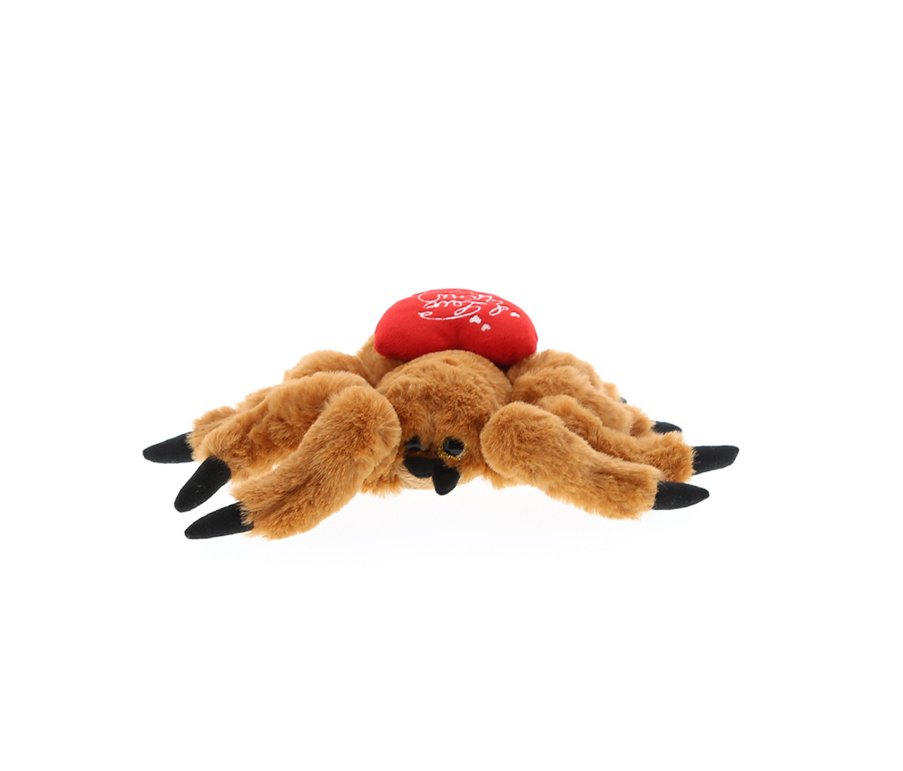 Dollibu Brown Spider I Love You Valentines Plush Super Soft Plush