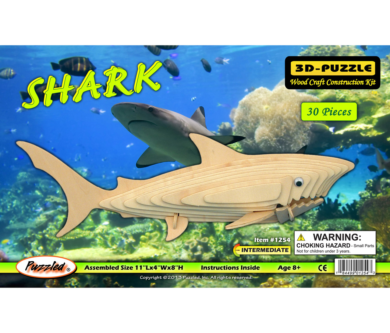 3d puzzle shark