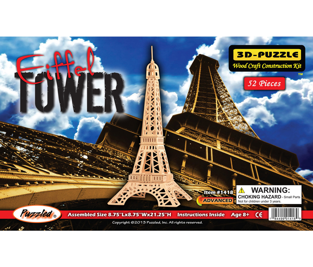 Eiffel Tower 3D PUZZLE Ravensburger build step by step 