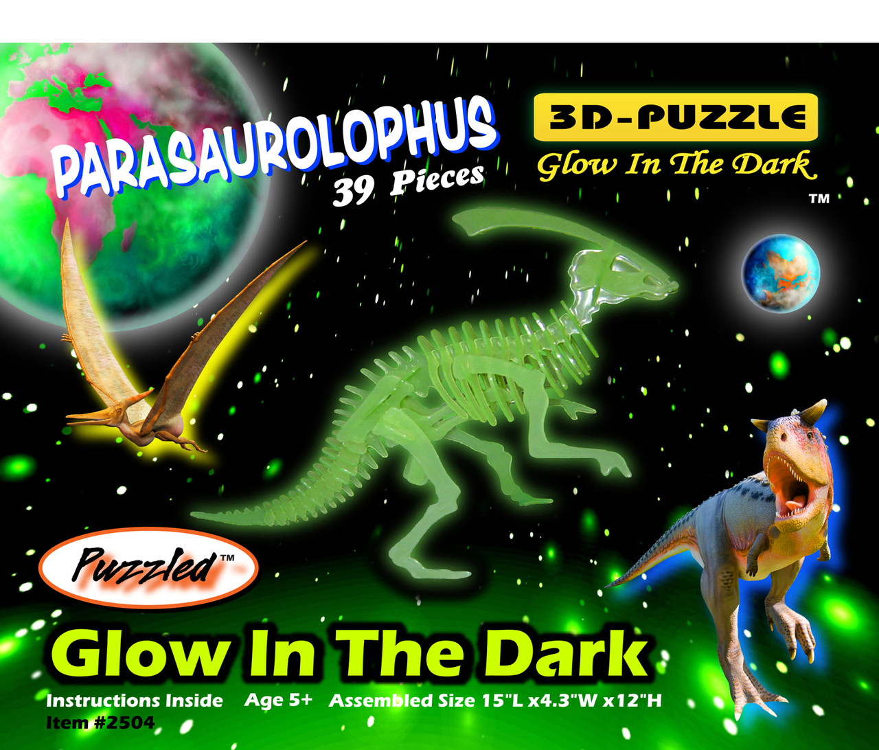 Glow-in-the-Dark Dinosaur Puzzle