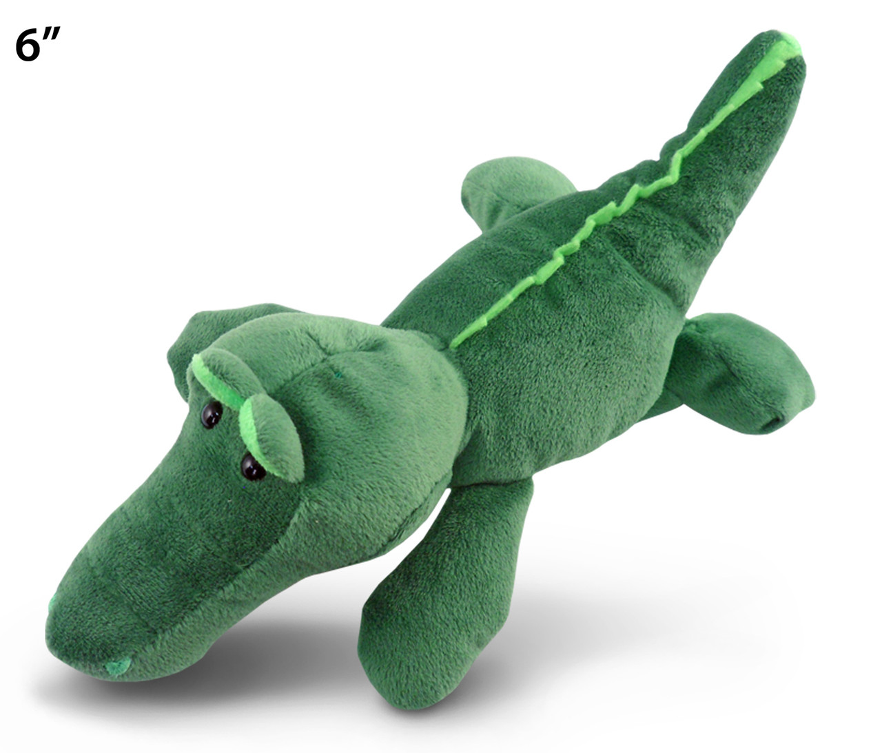 Puzzled 6-Inch Plush Alligator