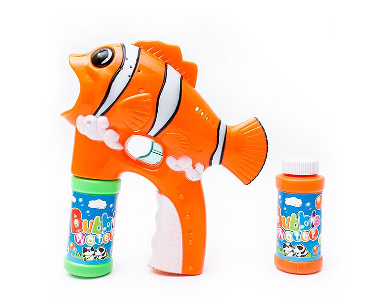 LED Light-Up Bubble Gun- Fish