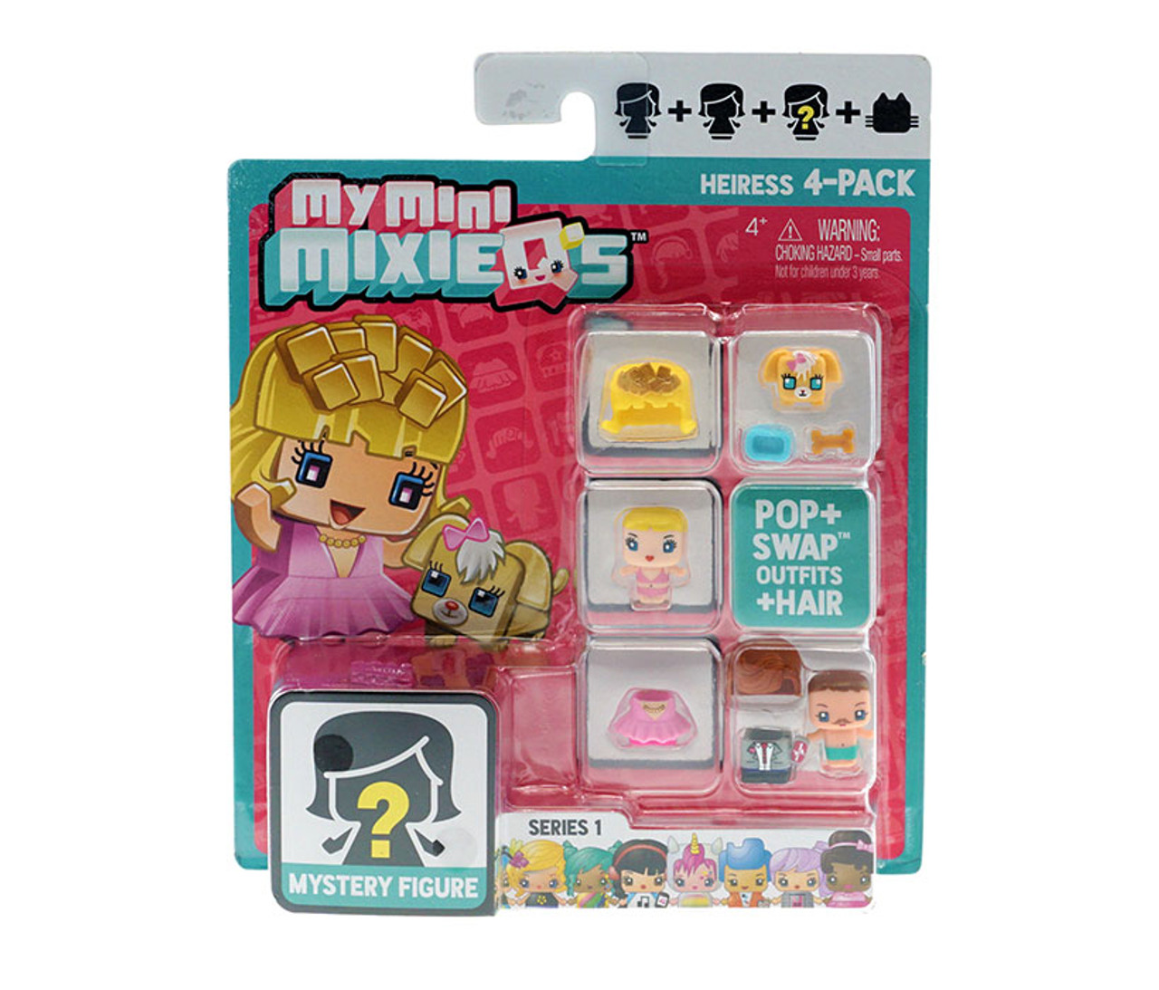 My Mini MixieQ's Heiress 4-Pack Series 1 Play Set