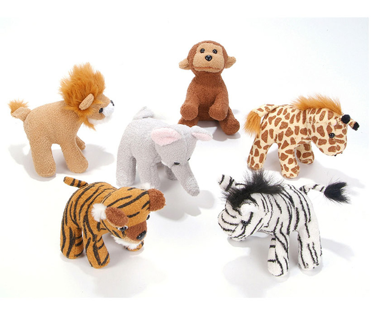 zoo stuffed animals