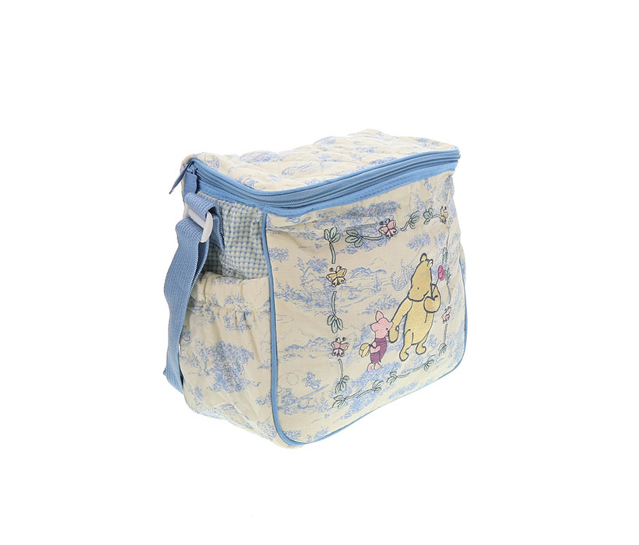 Infant Travel Accessories Disney Baby Classic Winnie The Pooh and Piglet  Blue Diaper Bag