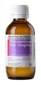Phenobarb Elixir 100ml - Phenobarbitone 15mg/5mL